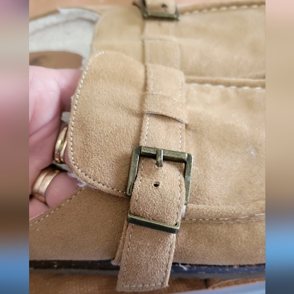 R2 moccasin slides Womens Size 10 Sherpa Lined - Picture 5 of 7